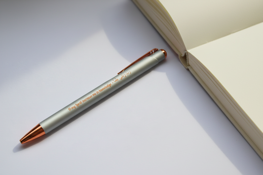 Rabbi zidni ilma Stift - Weißgrau